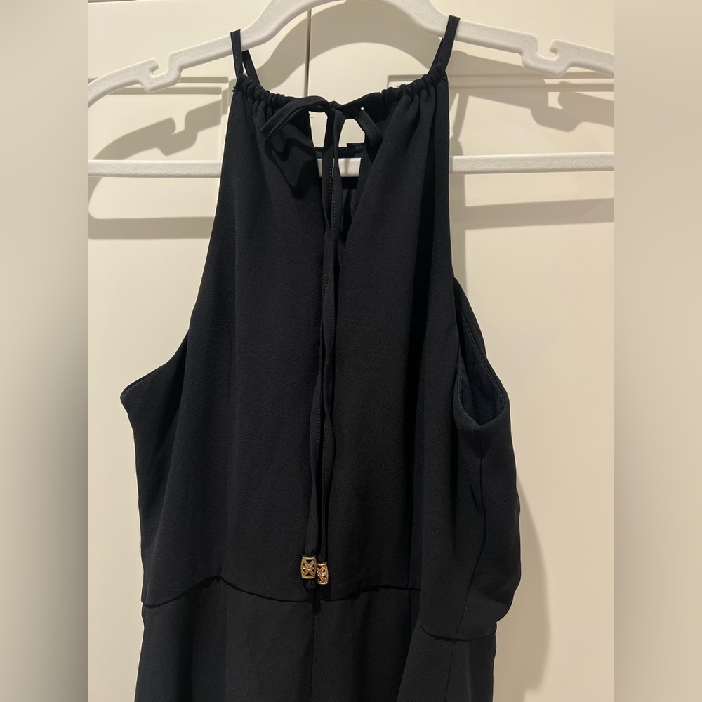 Dotti Dark Navy Chiffon Tulip Hem Evening Dress - Picture 5 of 6